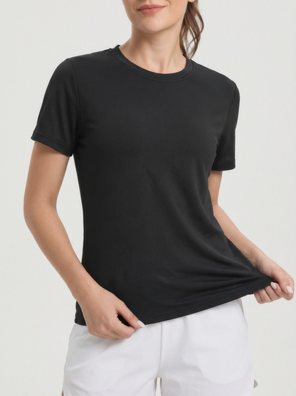 Women's Quick-Dry Sport Tee - Lightweight, Not See-Through