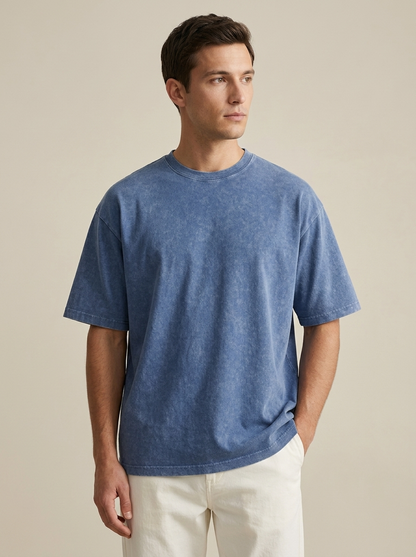230GSM Washed Oversized Cotton T-Shirt