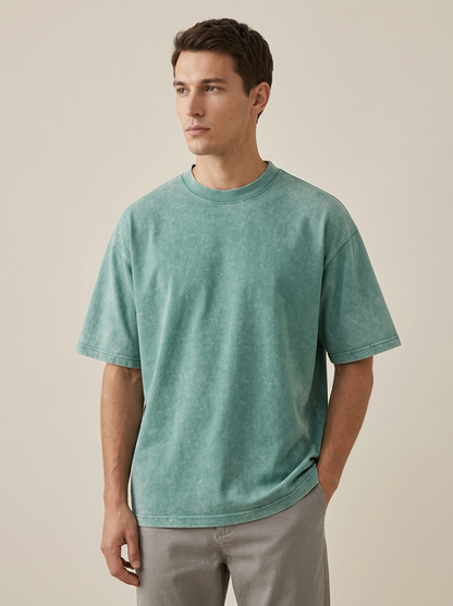 230GSM Washed Oversized Cotton T-Shirt