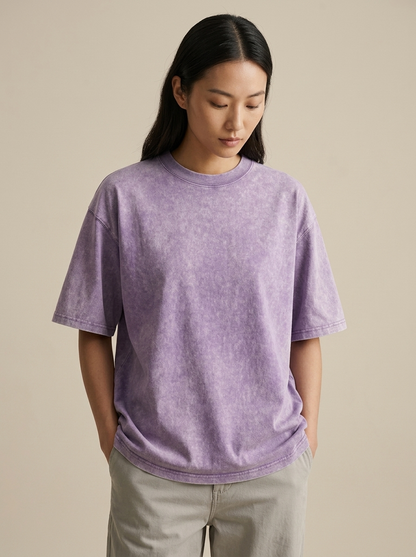 230GSM Washed Oversized Cotton T-Shirt